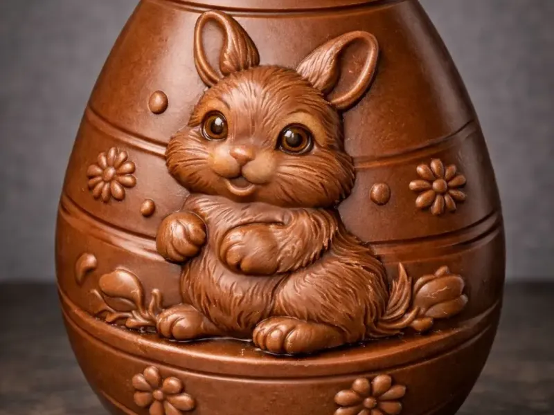 Chocolate Bunny Egg Mold