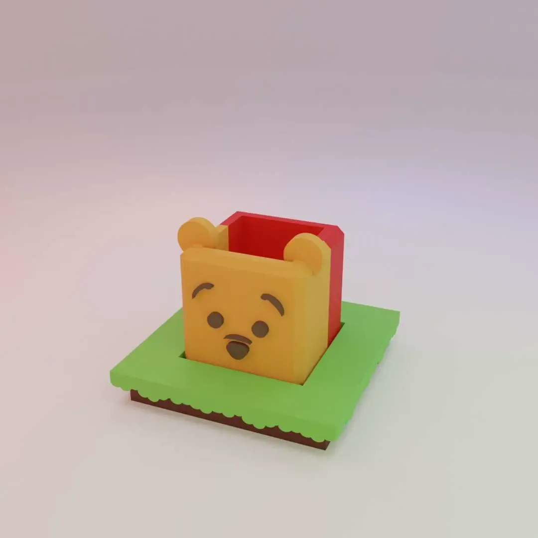Disney Tsum Tsum Winnie The Pooh Bear Planter Box