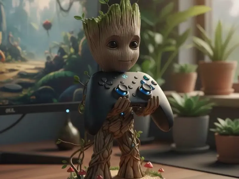 baby groot controller holder
