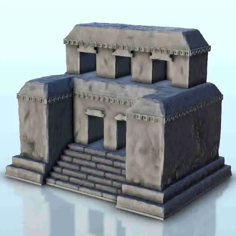 Palazzo mesoamericano 31 - miniature warhammer terrain scener