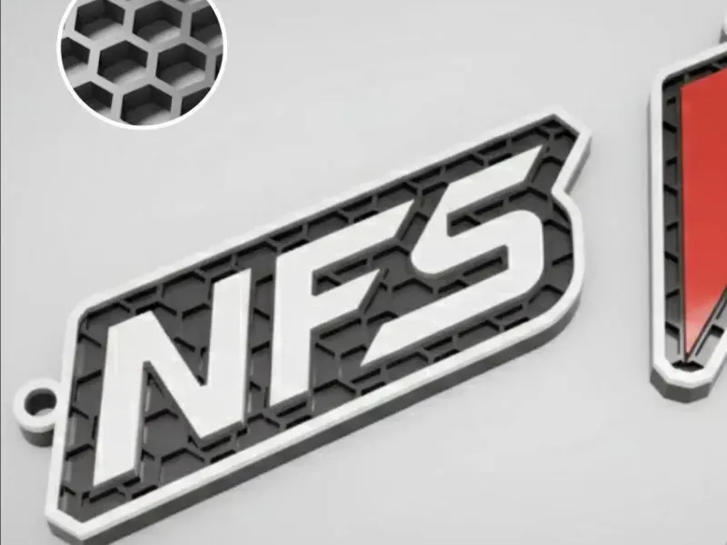 Need for Speed NFS logo keychain