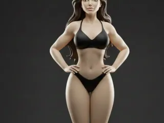 Modelo de biquíne 