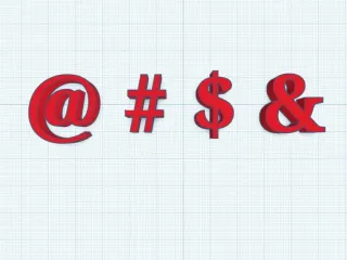 special characters