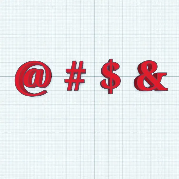 special characters