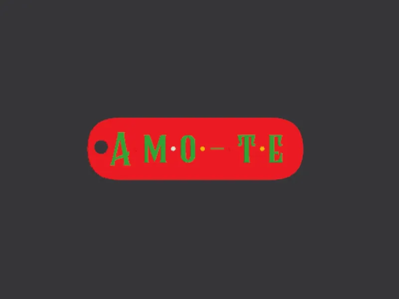 Keychain Amo-te