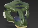 3D Printed T Rex Dinosaur Mask Realistic Cosplay Kids-0