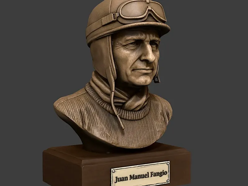 Busto de Coleccion de Juan Manuel Fangio