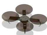 Fully printed Quadcopter/Drone Frame for 9" propellers-7