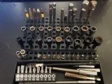 Hex bit holder with tray-0