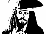 Jack Sparrow stencil-0