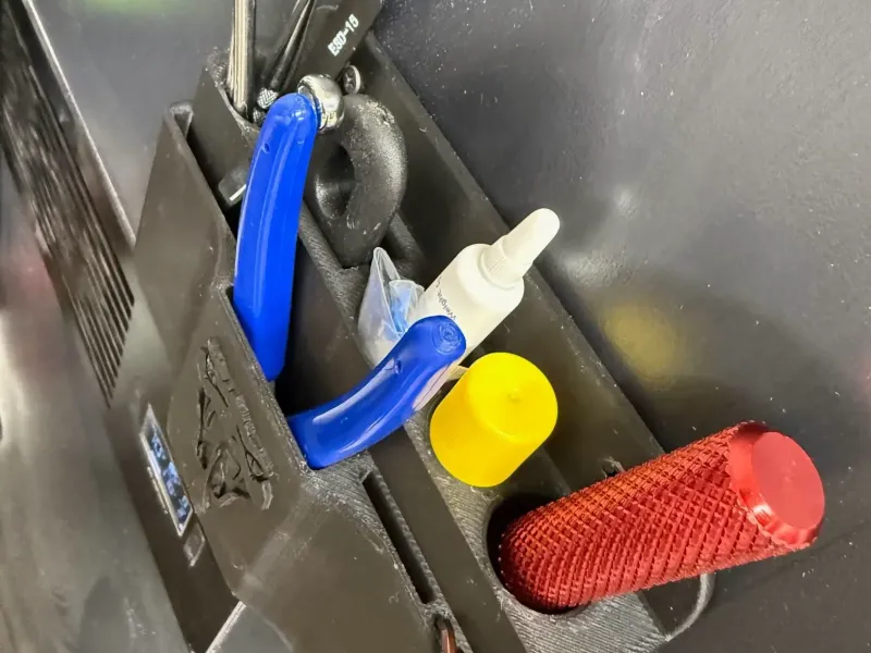 Printer tools wall storage