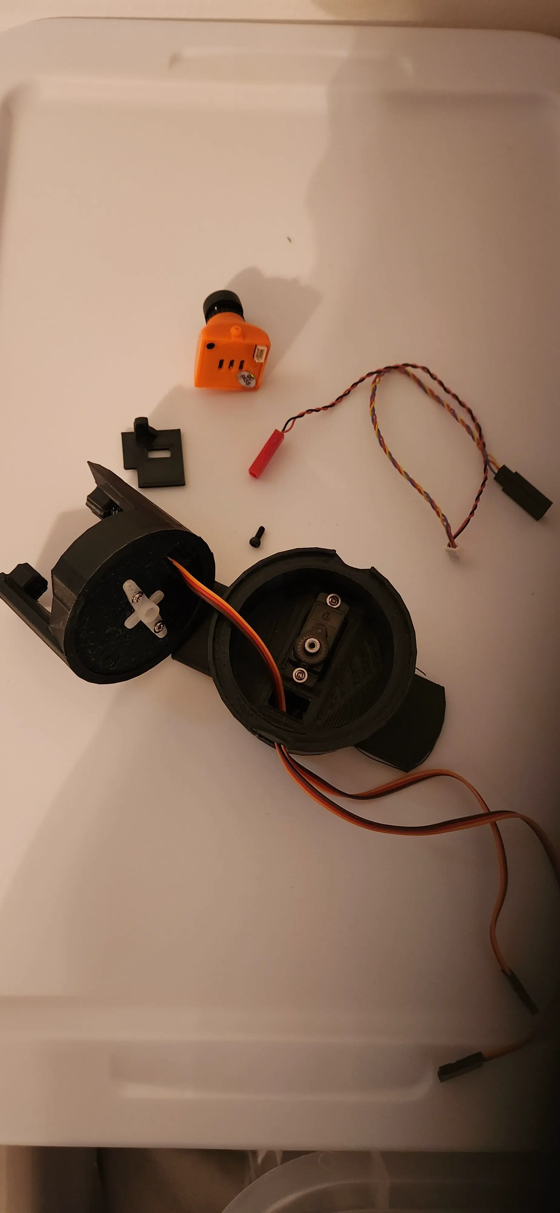 Fpv camera pan and tilt turret