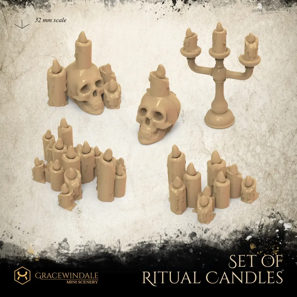 Set of Ritual Candles