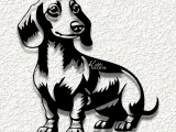 dachshund dog wall art home decor-0