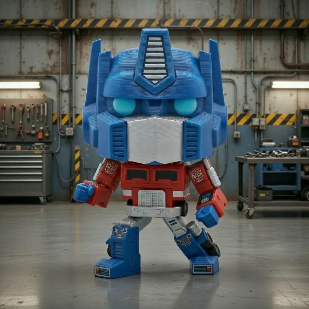 Optimus Prime in attack - Funko Pop