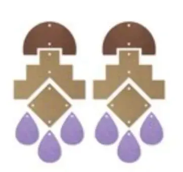 boucles d’oreilles en  plusieurs  