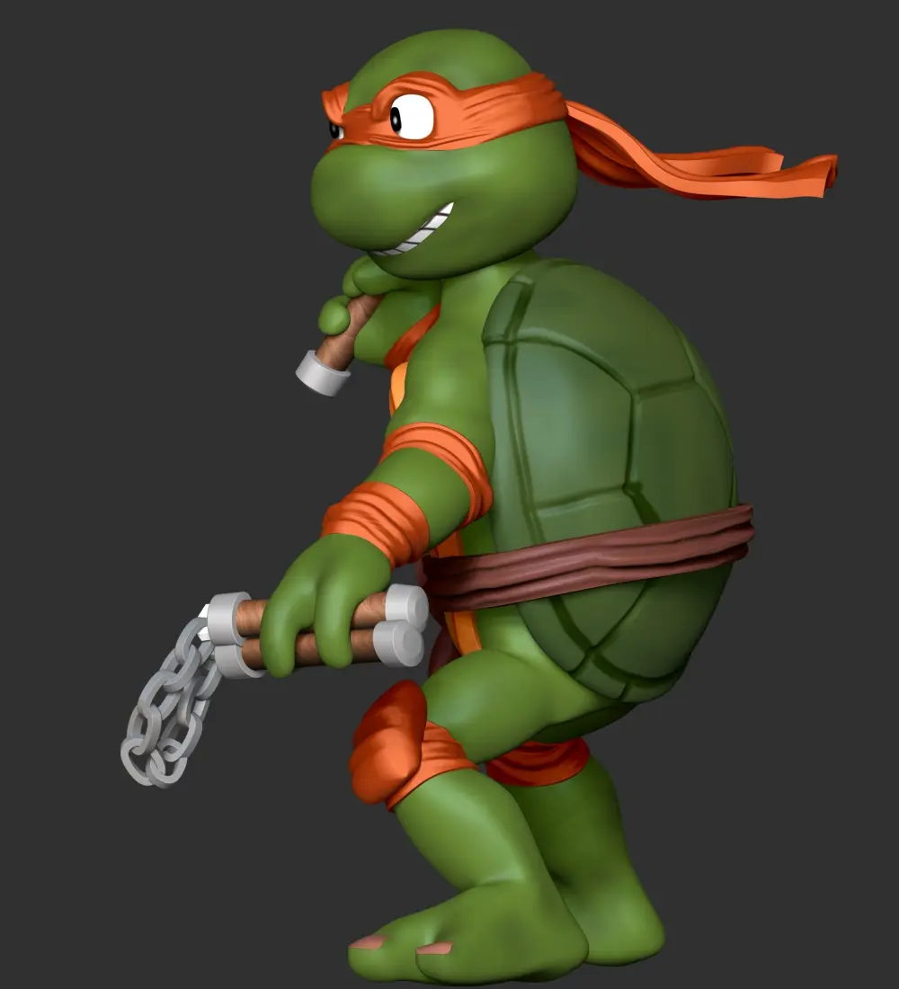 Michelangelo - Las Tortugas Ninja Mutantes