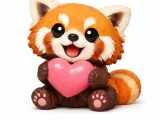 red panda love-0