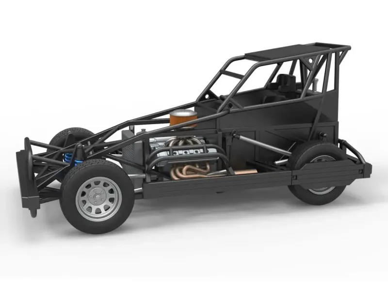 New Zealand Superstock car Base Version 4 Scale 1:25