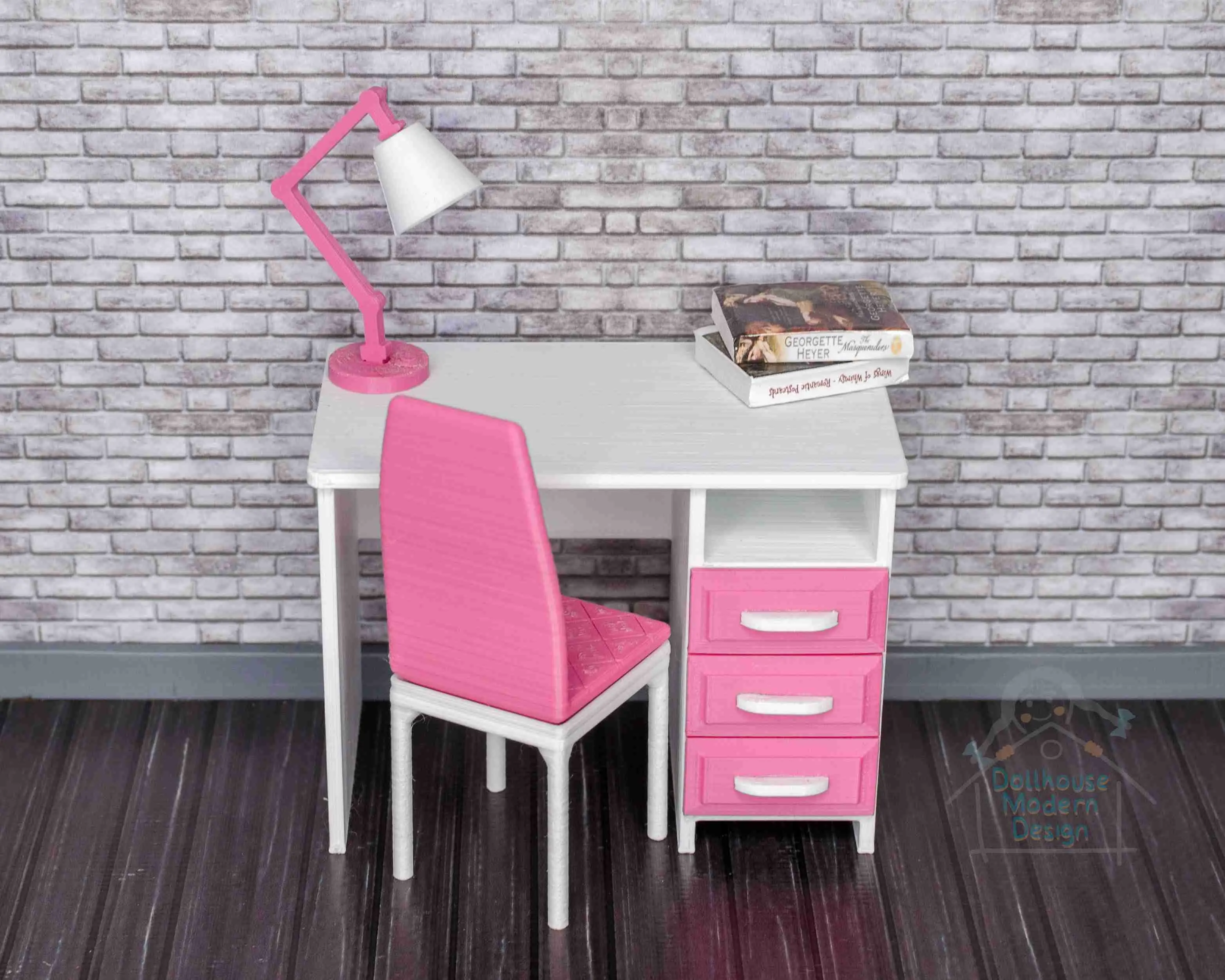 Modern Miniature Chair 1:12 scale for Dollhouses