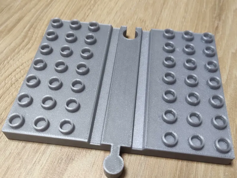 Duplo wood train adapter