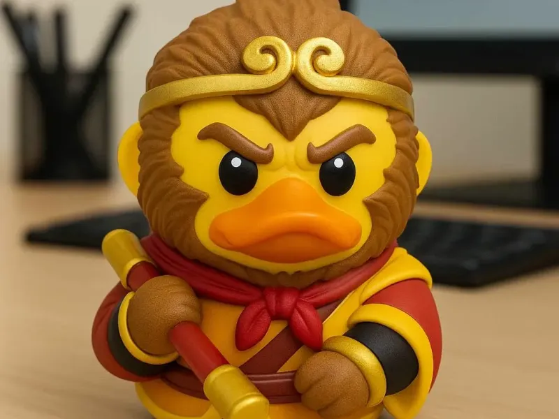 Gummiente - Wukong-Modell - 3D-Druck