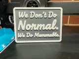 We don't do normal-2