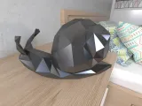 Snail Lowpoly Low poly-0