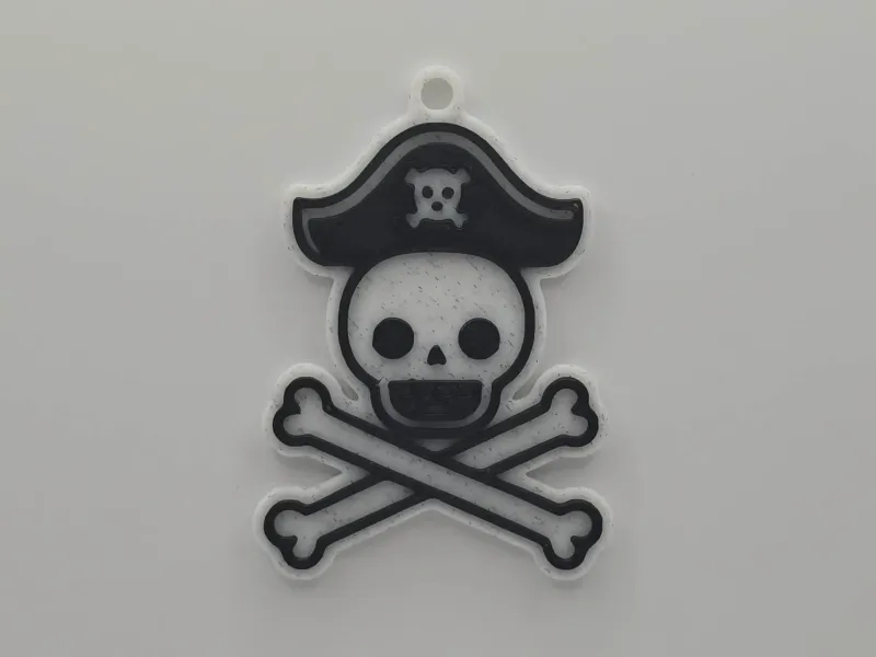 Happy Jolly Roger Keychain