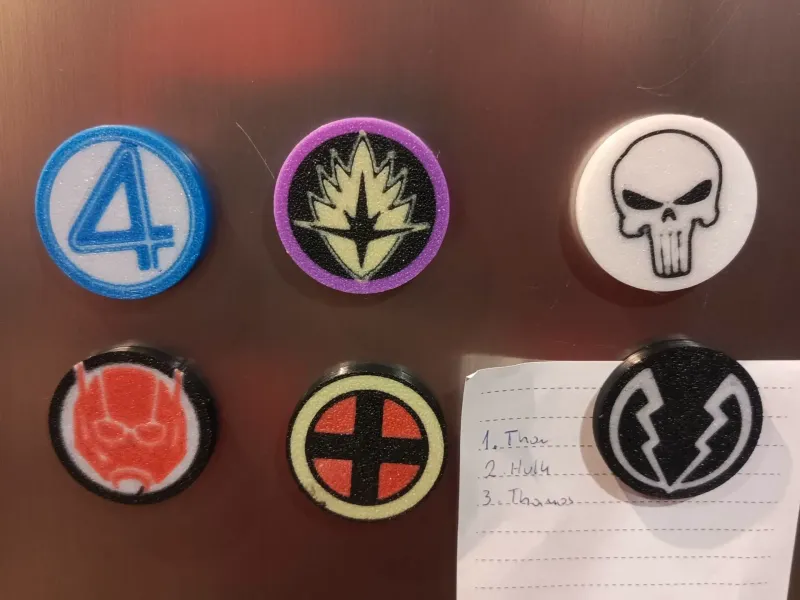 Marvel Cosmic Legends Magnets set