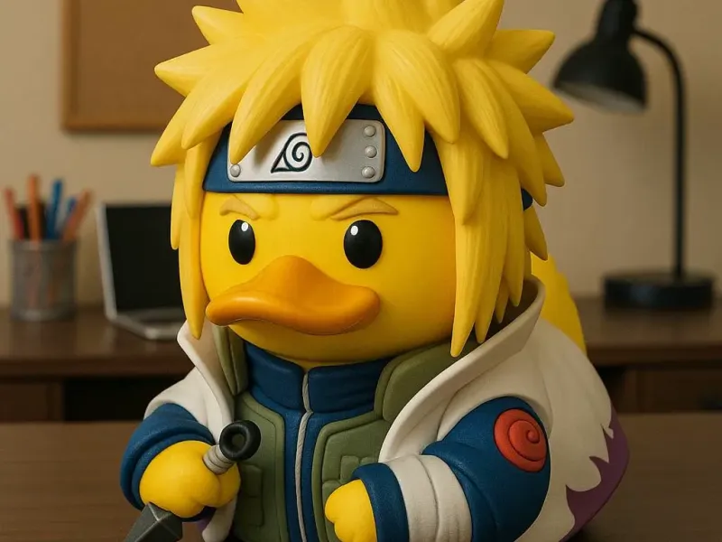 Paperella di gomma - Minato Namikaze Naruto - Stampa 3D