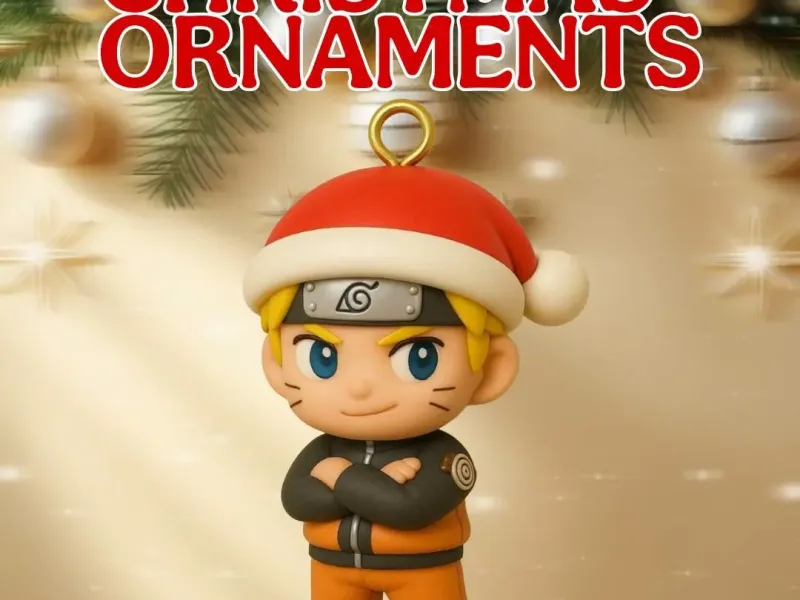 Naruto Shippuden Christmas Ornament