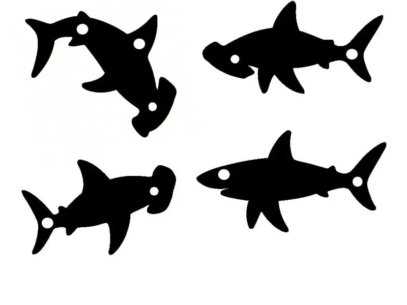 Shark Keychain