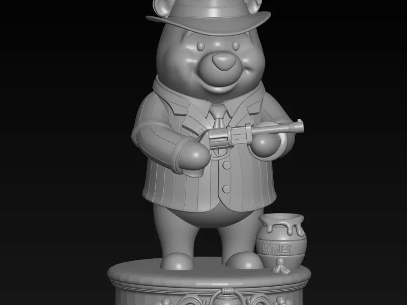 winnie the pooh mafia character