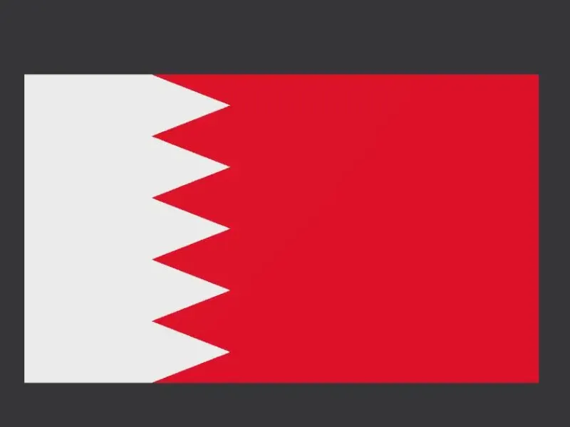 BH - Bahrain Flag Decoration