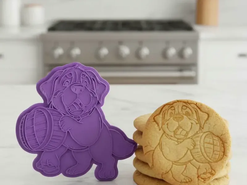 saint-bernard-with-a-barrel-cookie cutter