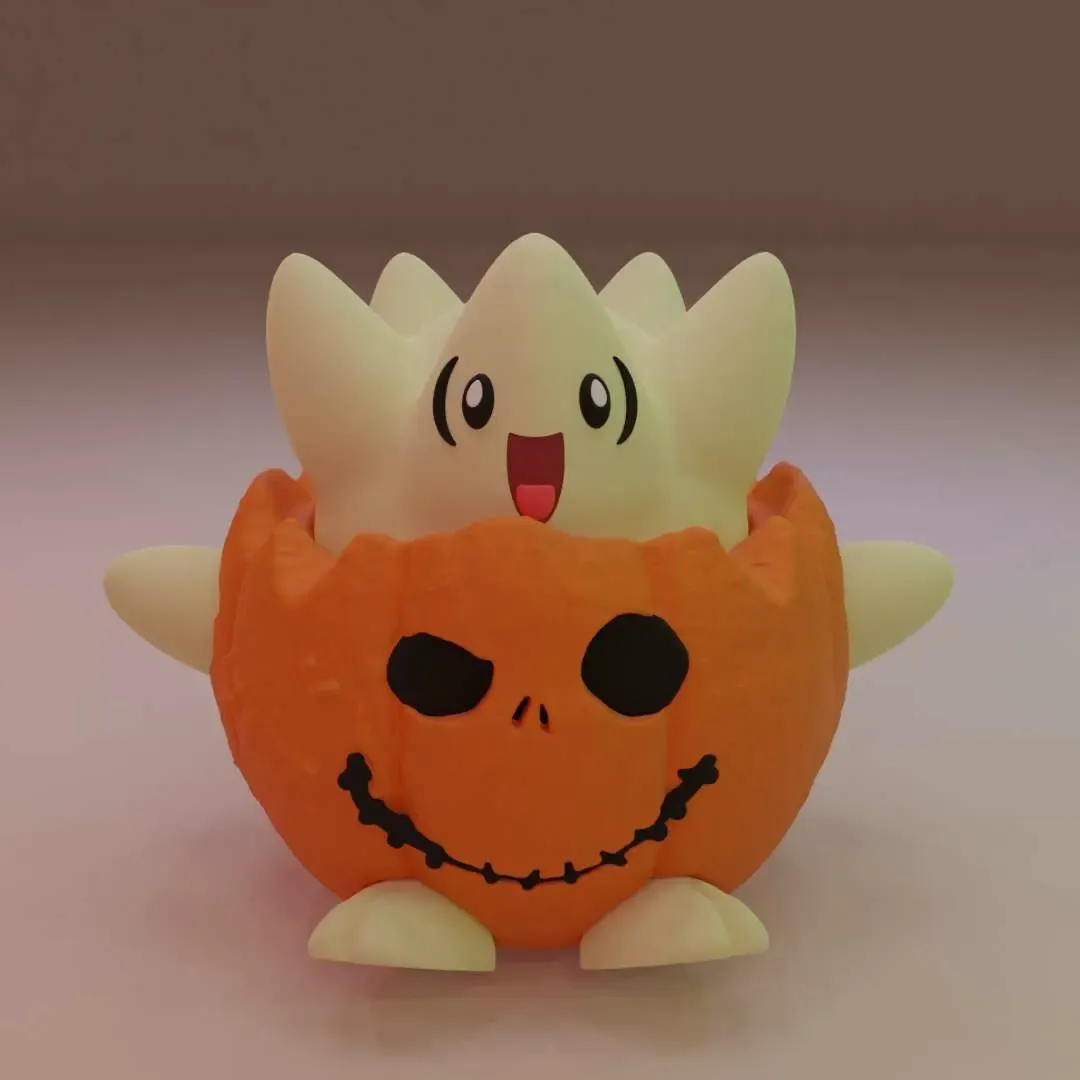 Halloween Pumpkin Togepi Pokemon