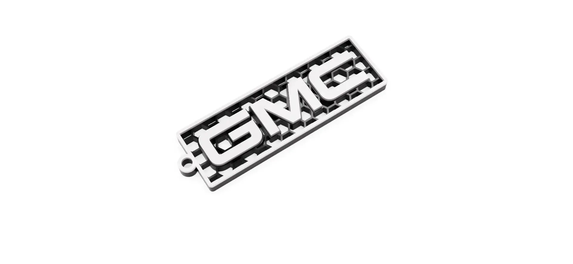 GMC logo keychain