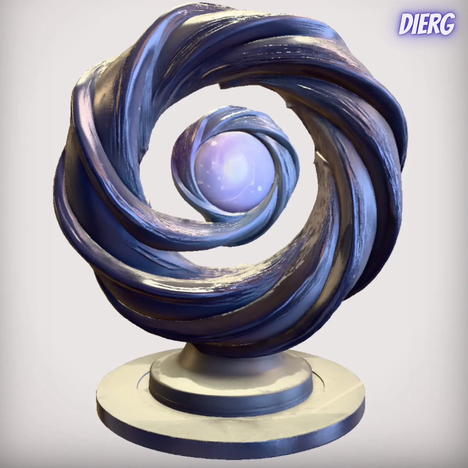 Galaxy Energy Sculpture Cosmic Home Decor