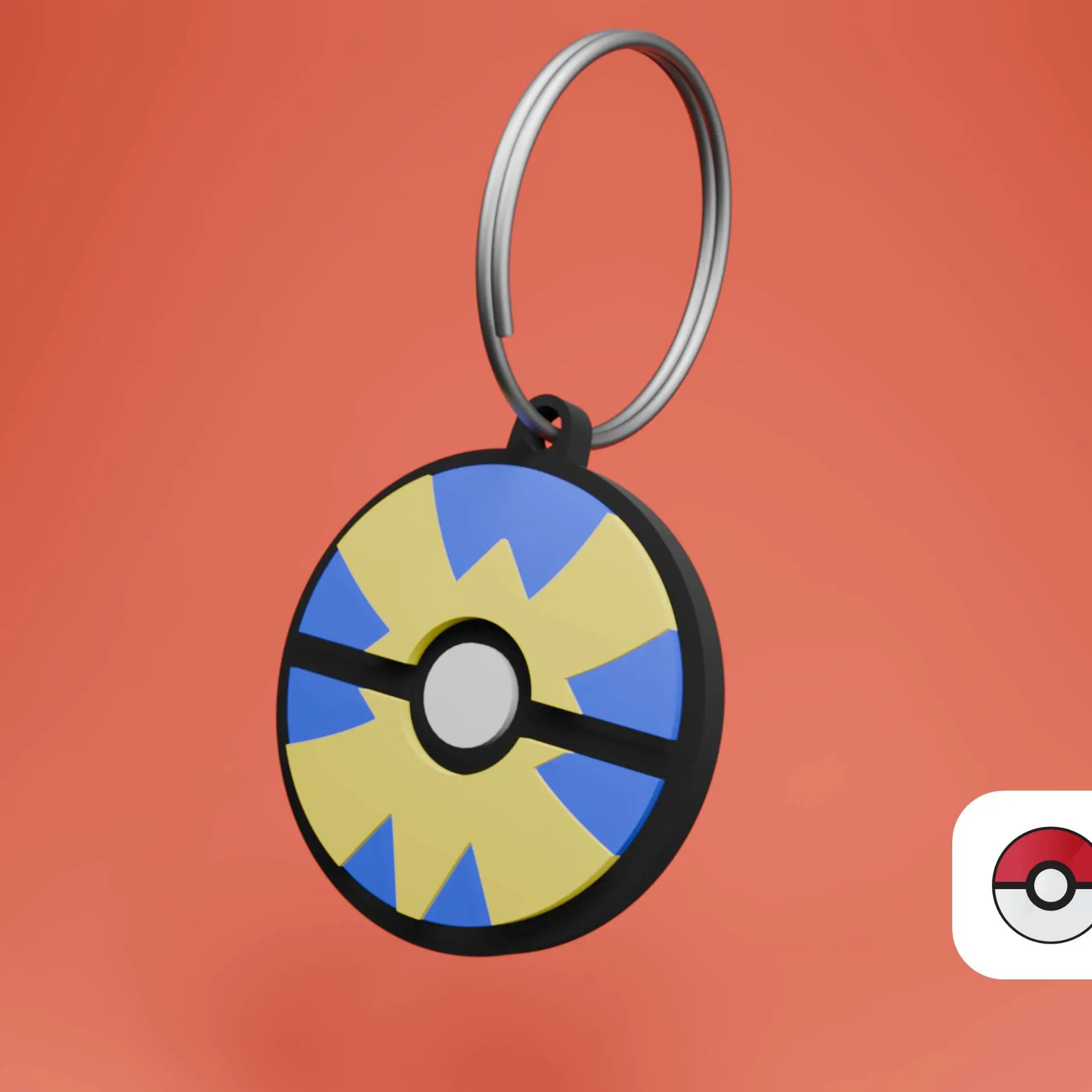 Quick Ball | Pokemon Keychain Series