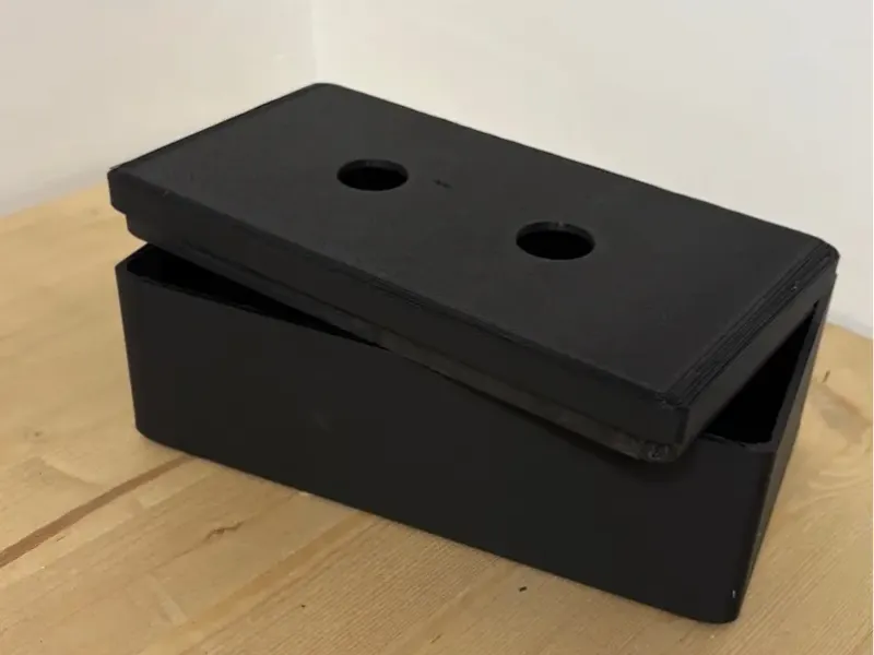 Caja con tapa