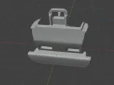 Renault Austral Rear Bumper Tow Hook Cover STL File - 2-Piec-2