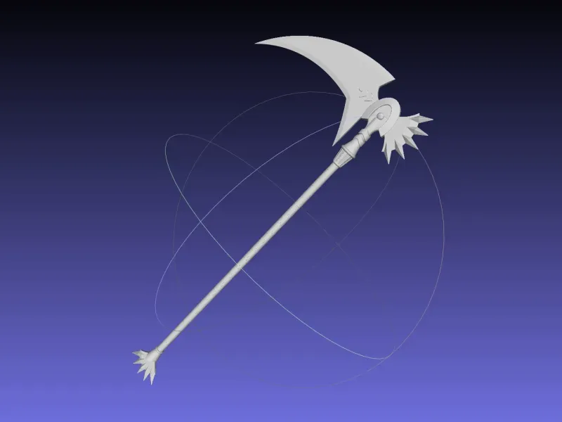 Shield Hero LArc Berg Vassal Scythe Printable Assembly
