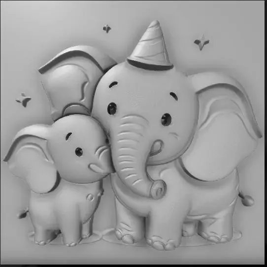 comical elephants cartoon 2