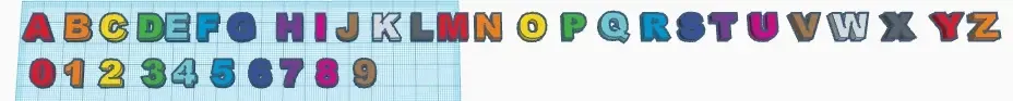 Letters and Numbers