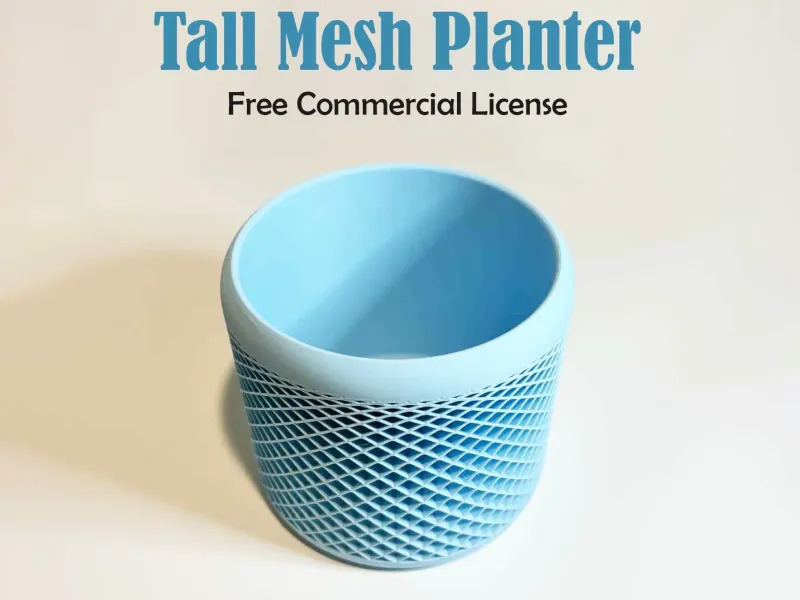 Vaso de Malha Alto