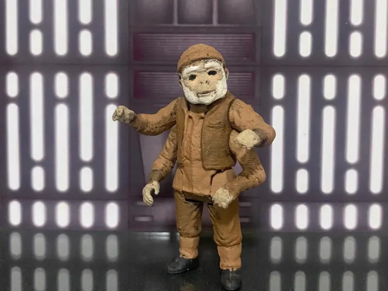 Alien merchant four arms star wars vintage toy mandalorian