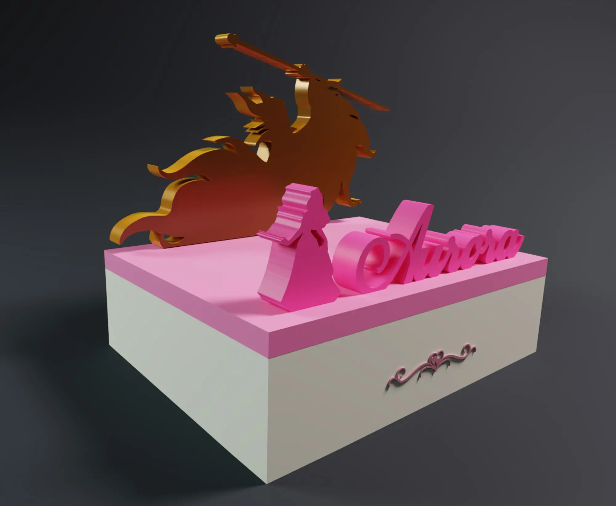 CAJA AURORA PRINCESA DISNEY - BELLA DURMIENTE