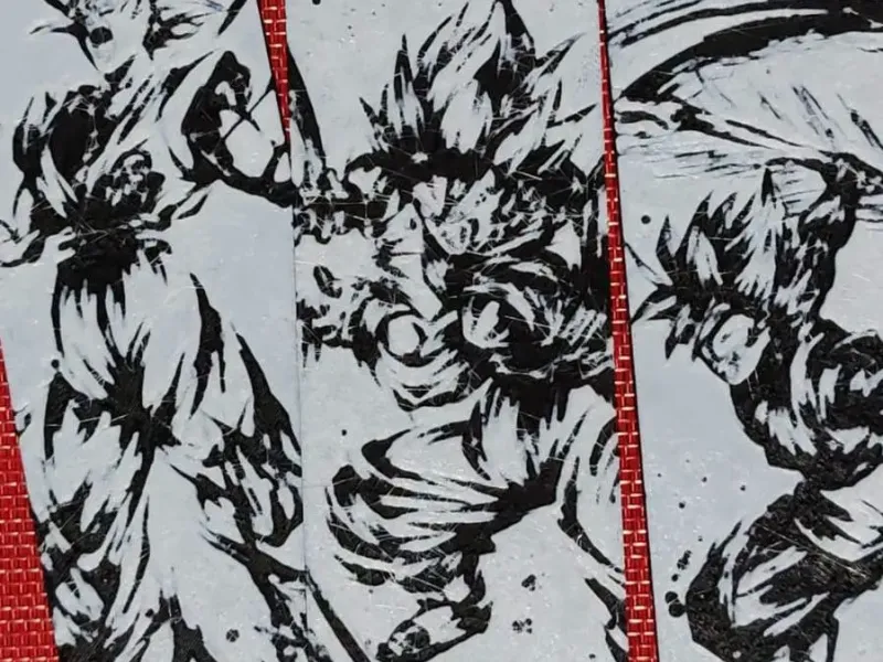 Separador de Libros - Goku serie1 B/W