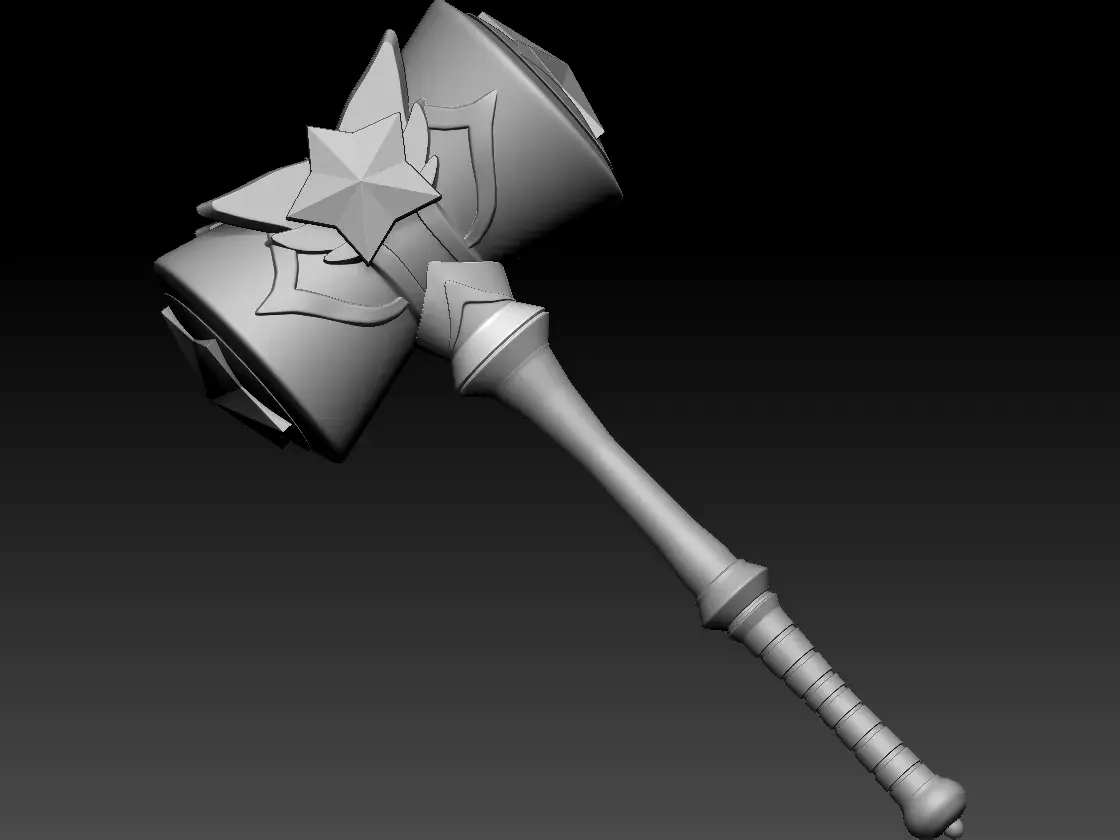 Star Guardian Poppy Hammer - REAL SIZE COSPLAY FILE